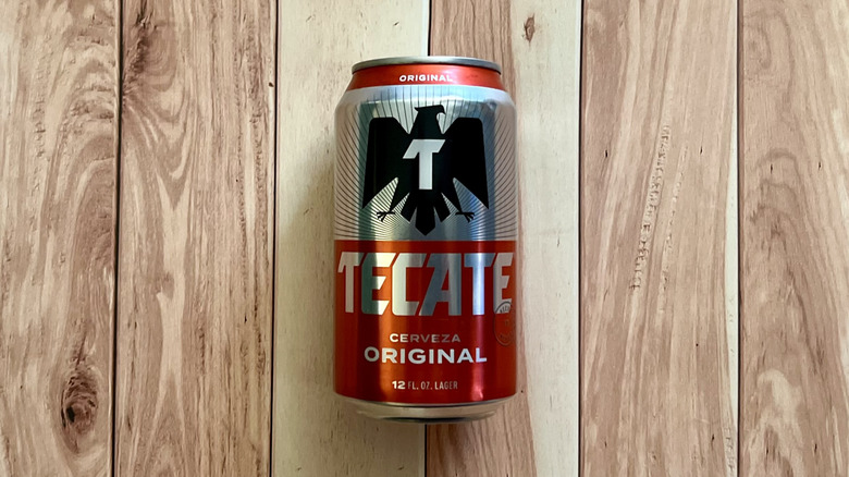 a can of Tecate beer