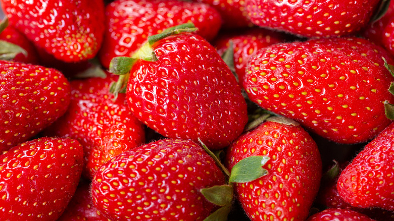 Close-up of strawberries