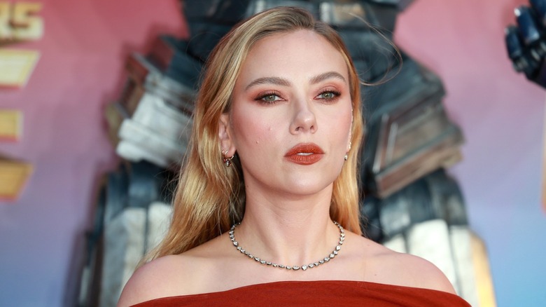 Actress Scarlett Johansson at the premiere of Transformers One.