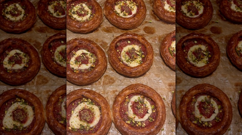Fruit and cream danish