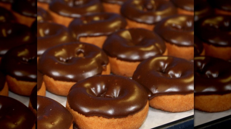 Chocolate glazed donuts