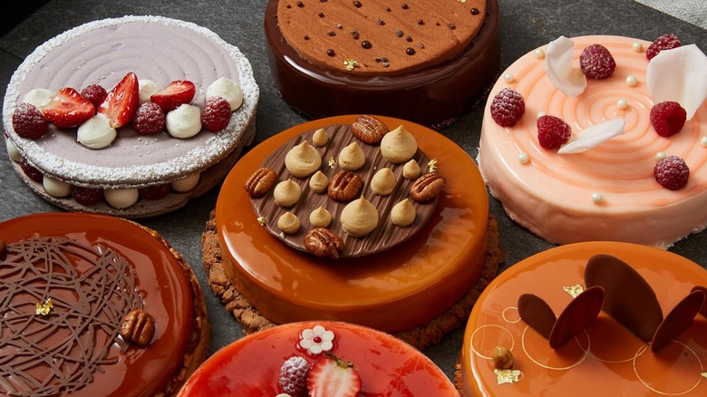 A set of cakes