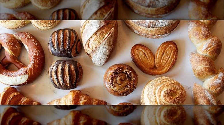 Assortment of baked good