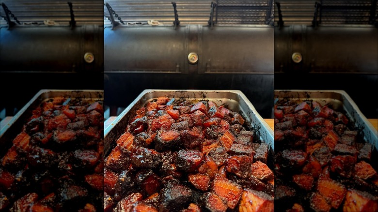 Burnt ends barbecue