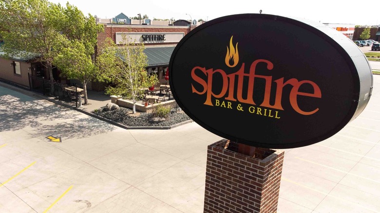 Spitfire Bar & Grill signage