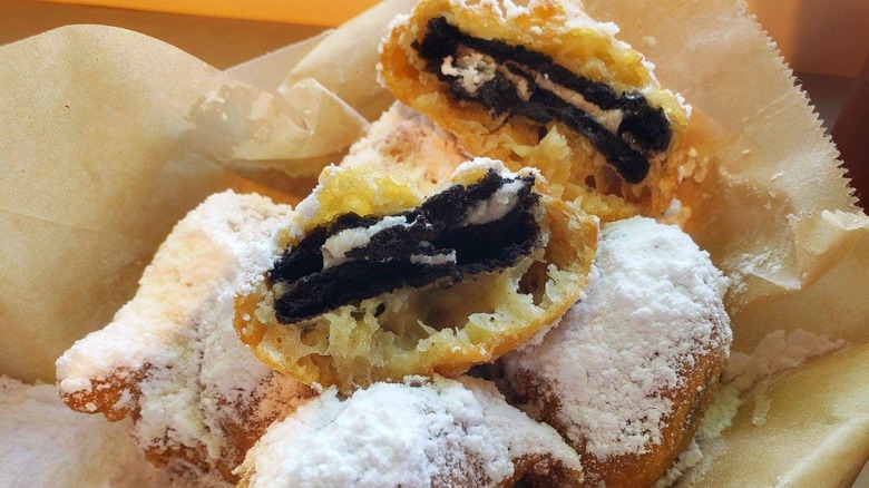 Oreo beignets at Luca Eats