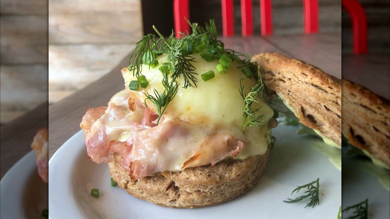 Croque Madame from the Alabama Biscuit Company