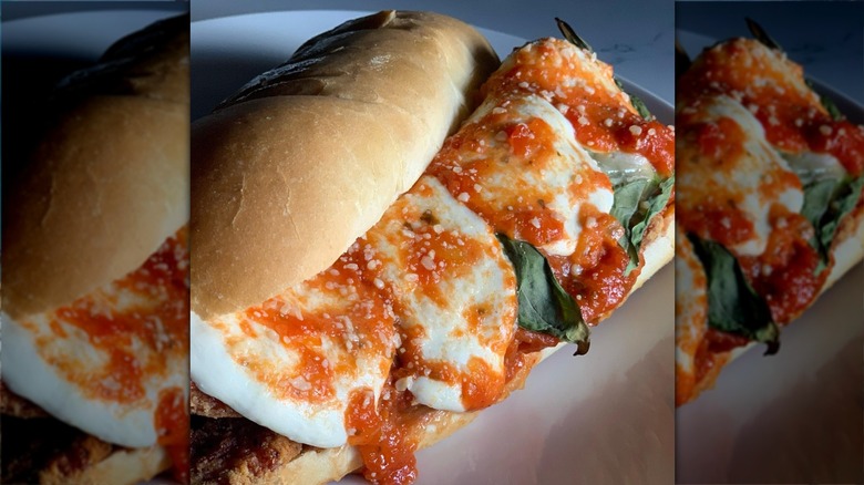 Chicken parmesan sandwich