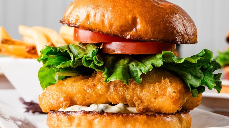 Cape Fear Seafood Company The Cedric fish sandwich