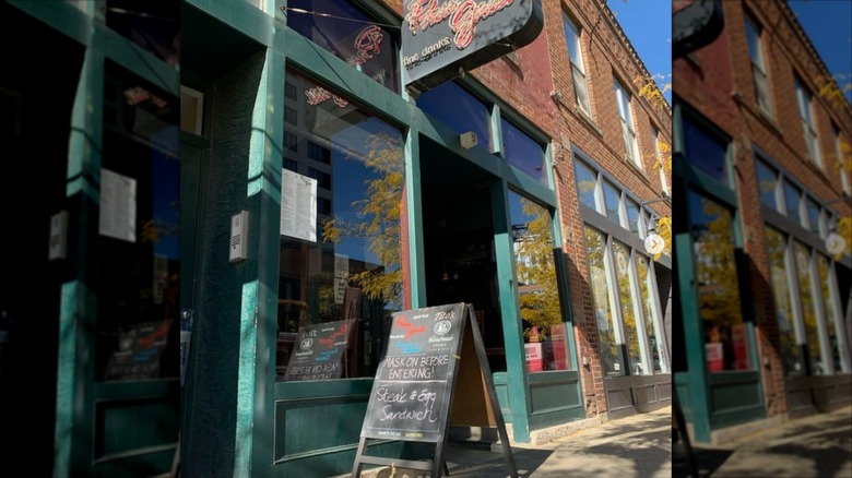 Press Grill Exterior and sidewalk view