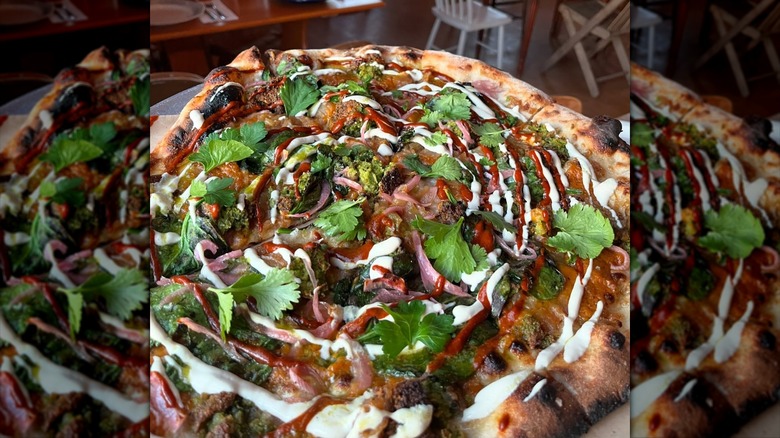 Vegetable pizza