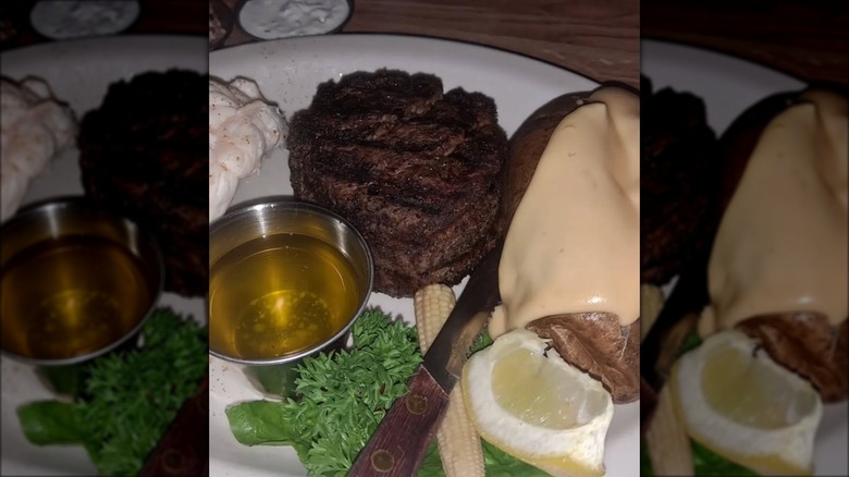 Club Paris' filet mignon plate