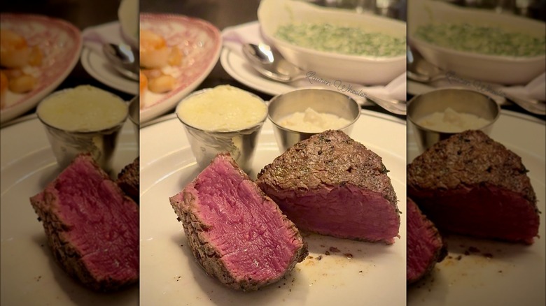 Repeal Oak Fired Steakhouse filet mignon