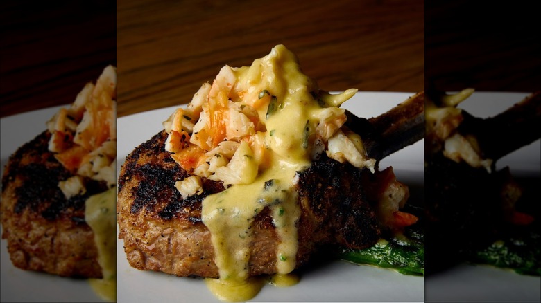 D.PRIME Steakhouse filet mignon with sauce and add ons