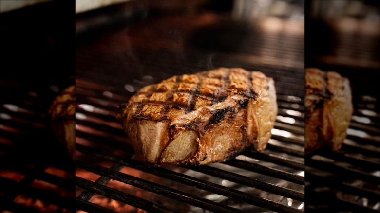 Murray's filet mignon on grill