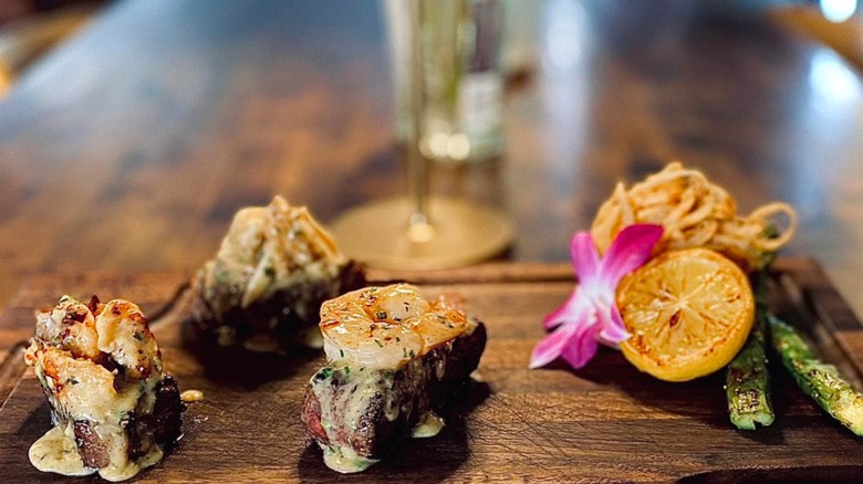 Lucille and Mabel Kitchen and Libations Filet mignon medallions