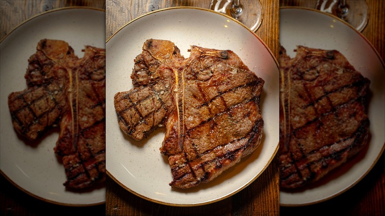 Steak on a plate at The Lost Fire