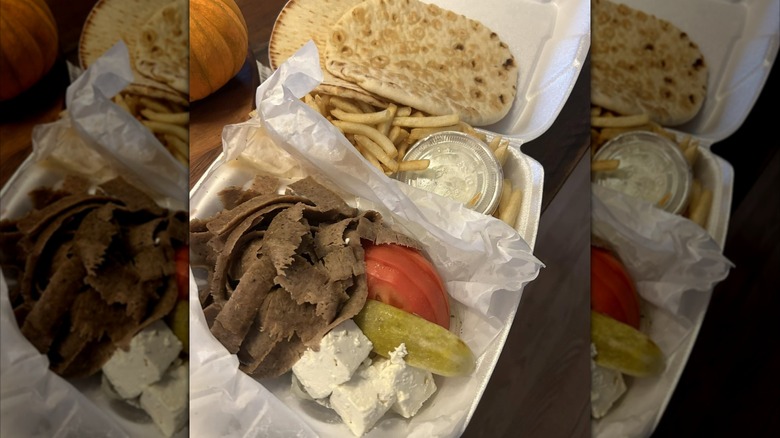 Gyro Plate takeaway from King Gyros