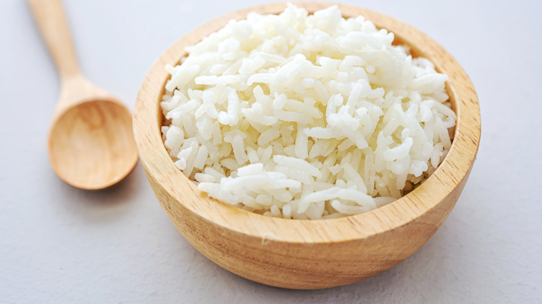 bowl of white rice