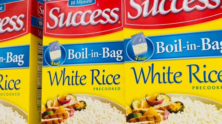 Boxes of Success Rice