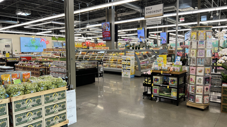 Interior of a Whole Foods grocery store