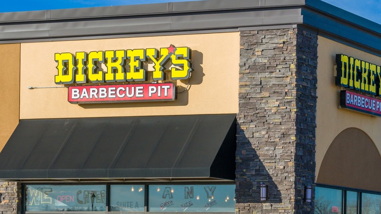 Outside Dickey's Barbecue Pit