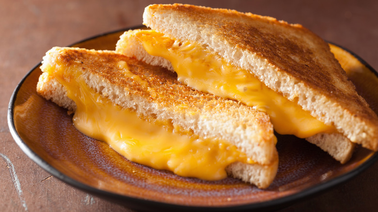 american cheese in grilled cheese