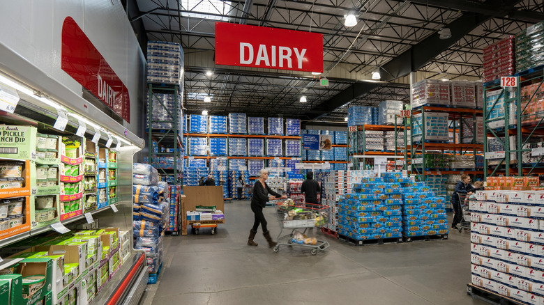 Costco dairy section