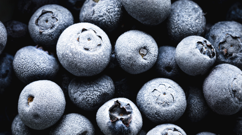 frozen blueberries
