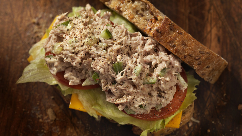 Tuna salad sandwich