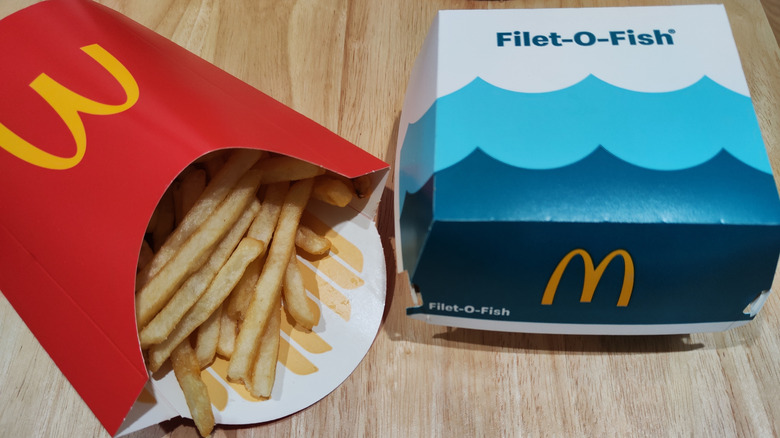Filet-O-Fish box with fries