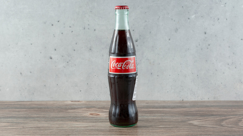 Glass bottle of Mexican Coca-Cola