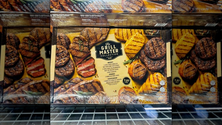 Aldi's Grill Master Collection in freezer section