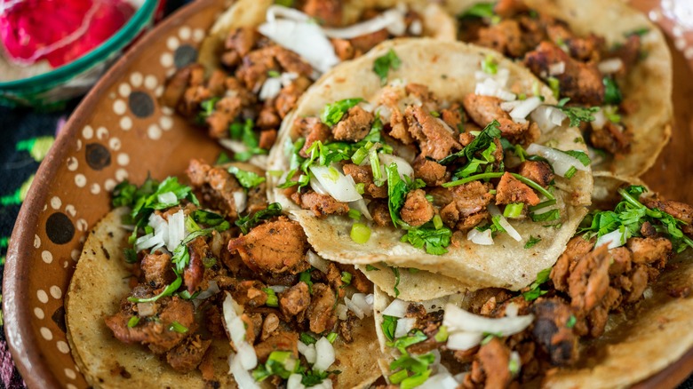 Mexican tacos al pastor