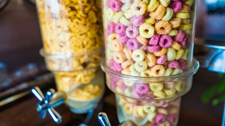 Cereal in a storage container