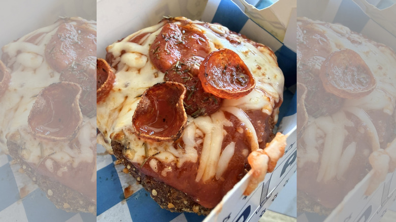 An OG Pepperoni donut from Parlor Doughnuts