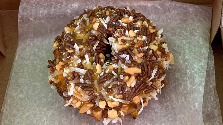 a Trail Mix donut from Fractured Prune