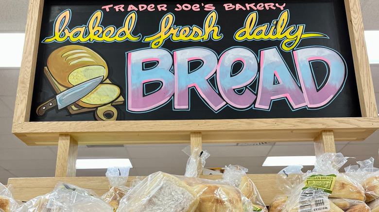 Trader Joe's bakery bread sing and cibatta