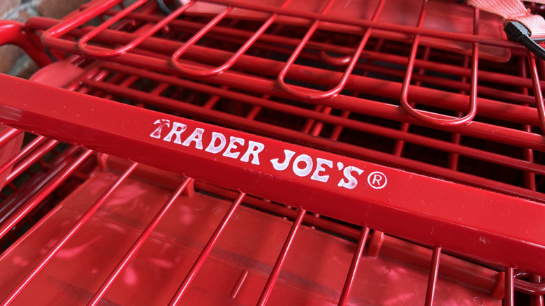 Trader Joe's Red Shopping cart