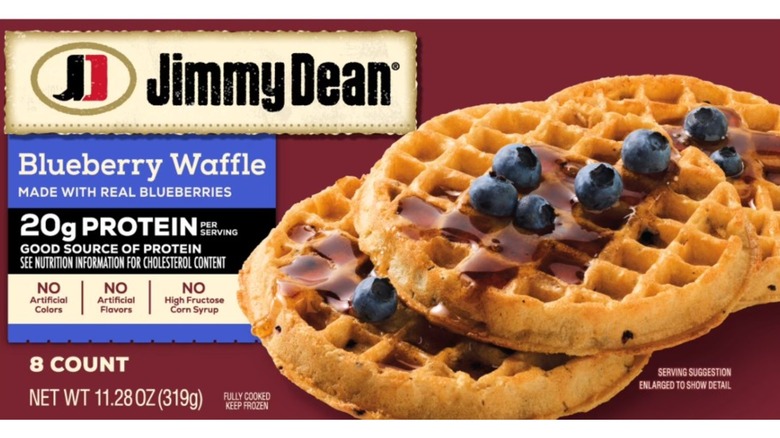 Jimmy Dean Protein Waffles Blueberry