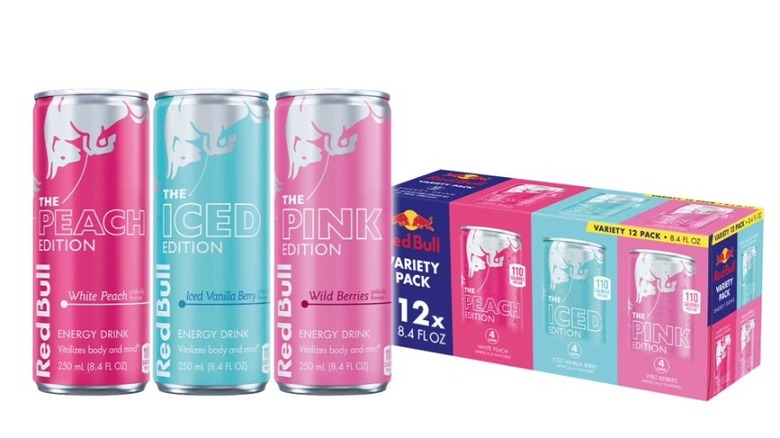 Red Bull 3-flavor variety pack cans