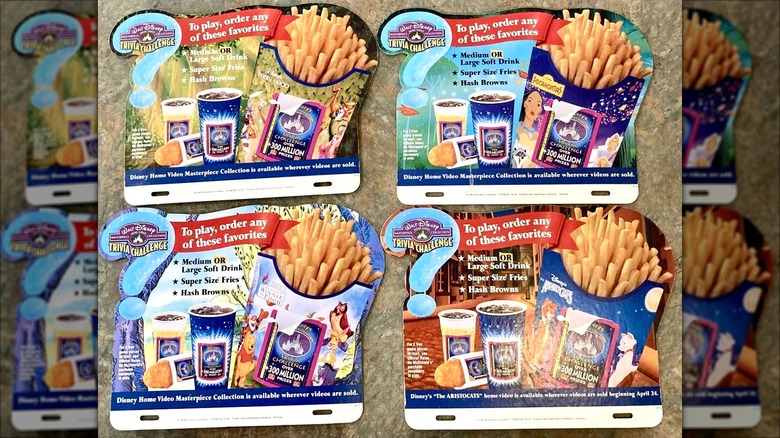 Disney Masterpiece Collection Trivia Challenge signs