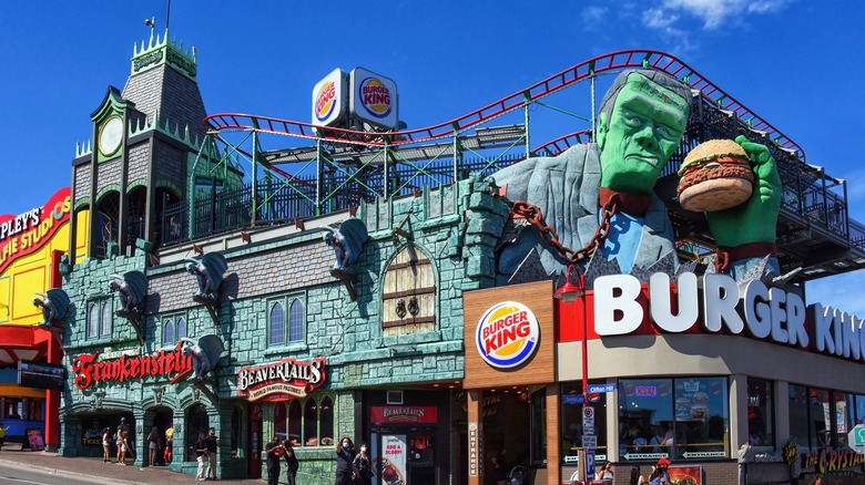Burger King and a haunted house