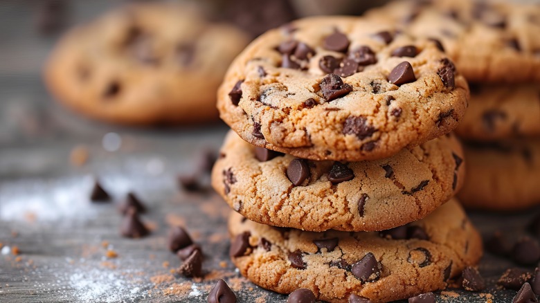 pile of chocolate chip cookies