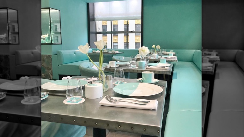 interior of the Blue Box Café