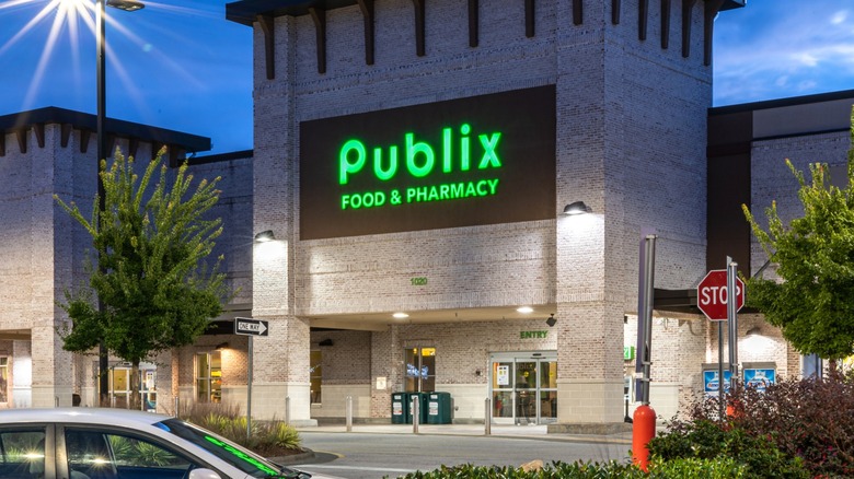 Outside Publix grocery store