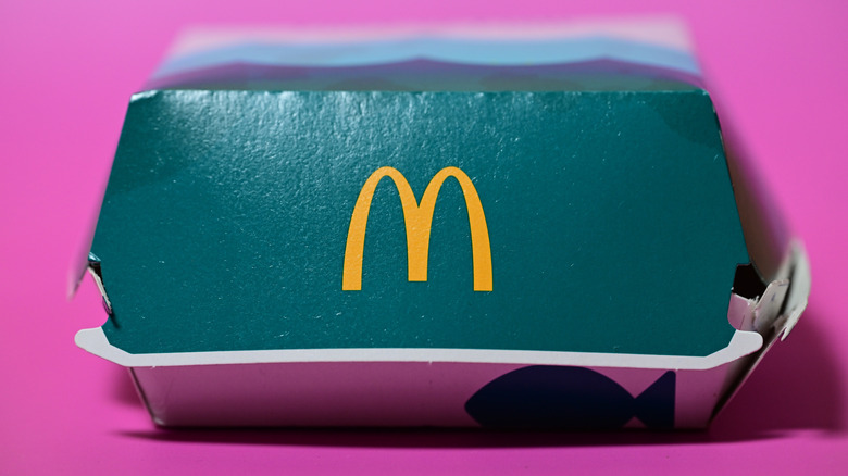 McDonald's fish sandwich box