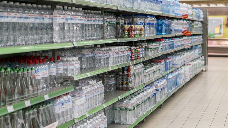 Water at grocery store